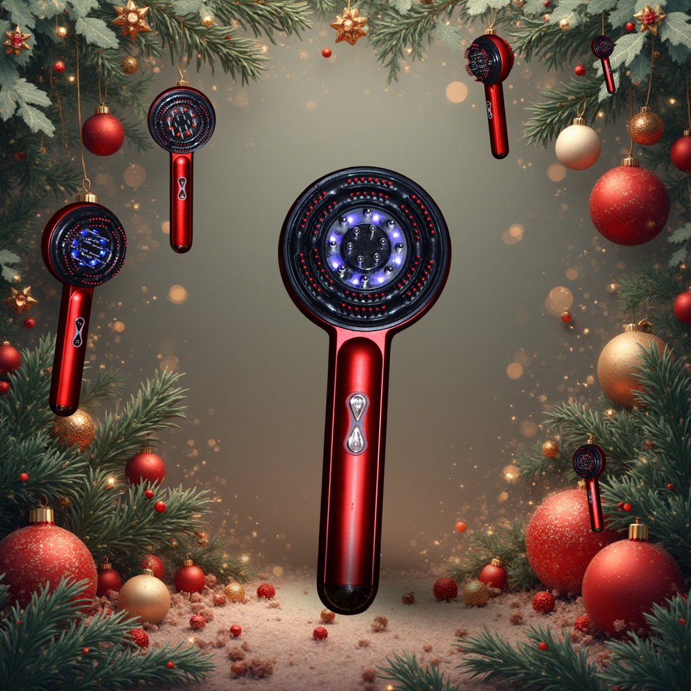 Masajeador Capilar con Luz Roja Terapéutica